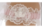 Свадебная подвязка (нежно-розовый цвет)