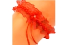 Свадебная подвязка (красный цвет)