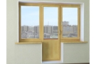 Блок балконный ПВХ Rehau Delight design 70 (Рехау Делайт) 5- камерное 70 мм   размер -  2100*2100 мм 