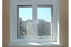 Окно окрашенное KBE 2-створчатое 1300*1400 мм