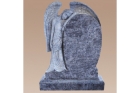 Элитный памятник из красного гранита с ангелом №91