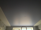 Натяжной потолок сатиновый черный