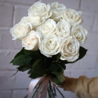 Букет 11 белых роз