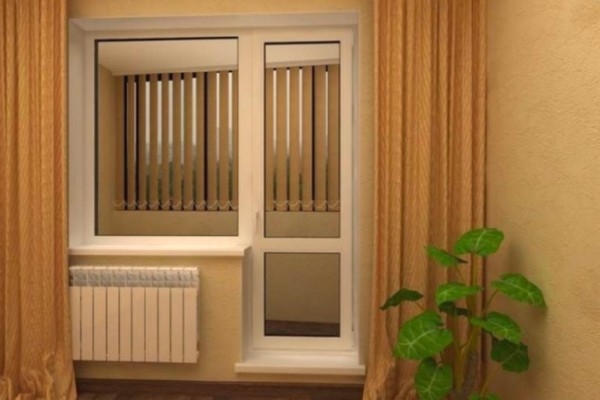Блок балконный металлопластиковый Rehau Sib design 70 (Рехау сиб) 2100*2100 мм 