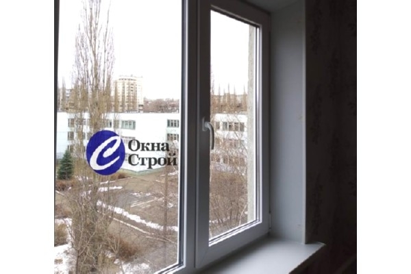 Двустворчатое окно ПВХ Rehau Delight-design 70 п/ш 1300*1700 мм