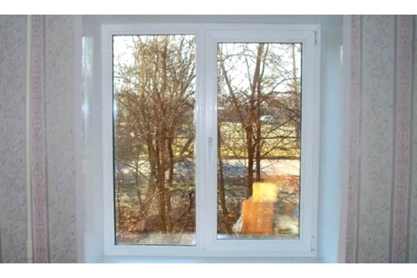 2-створчатое ПВХ окно Rehau Intelio 86 1300*1400 мм