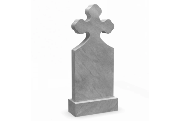 Мраморный памятник крест