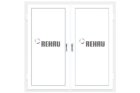 Окно 2-створчатое ПВХ Rehau Delight-design 70 п/ш 1300*1400 мм